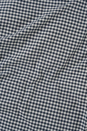 Citta Gingham Organic Cotton Pillowcase Pair | Navy White