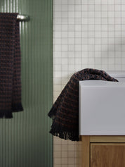 Aalto Bath Hand Towel | Midnight Mahogany