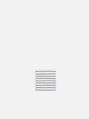 Citta Stripe Cocktail Napkin White|Olive
