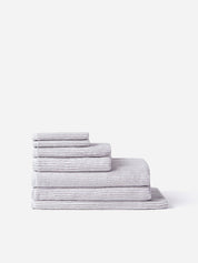 Citta Stripe Cotton Hand Towel | Hand Towel Grey White