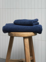 Citta  Classic Cotton Hand Towel | Navy