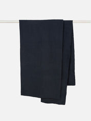 Citta Large Wool Blanket | Blue Black