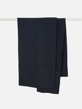 Citta Large Wool Blanket | Blue Black