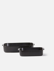 Citta Stoneware Baking Dish | Large Matt Black