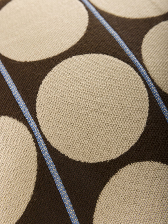 Citta Abacus Cushion Cover | Chocolate Wheat