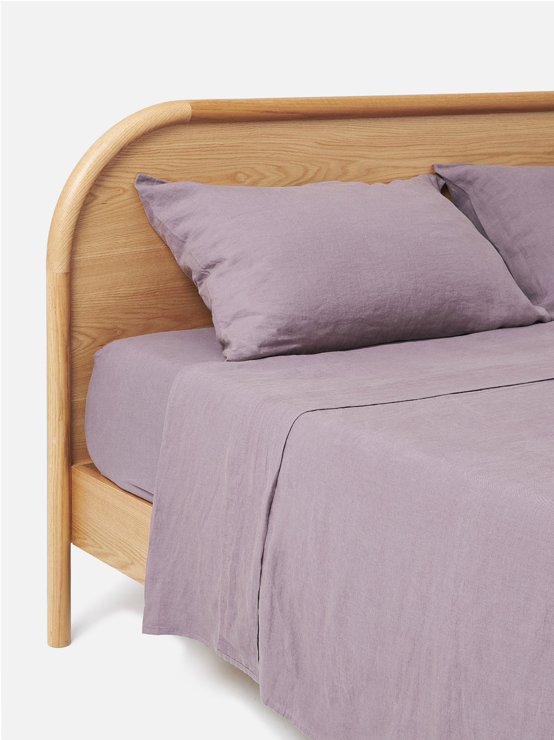 Citta Lupin Linen Flat Sheet | Lupin