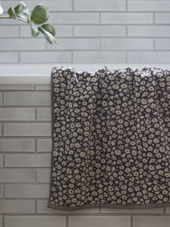 Citta Forget Me Not Cotton Bath Mat | Rye Oat