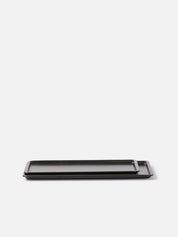 Citta Stoneware Tray | Matt Black Large