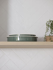 Citta Round Baking Tray | Olive Cream Large
