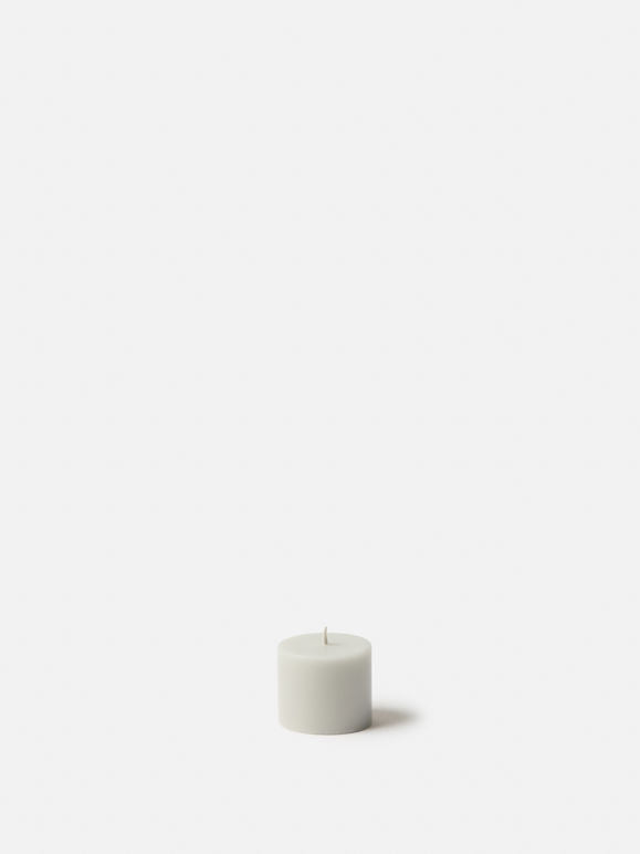 Citta Pillar Candle Small Set Of 4 | Cool Grey