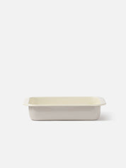 Citta Enamel Baking Tray | Light Grey Large