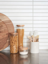 Citta Essentials Storage Jar Wooden Lid | 10x22