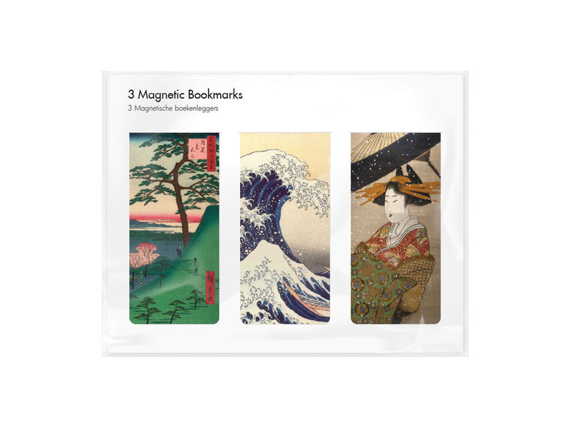 Magnetic Bookmark Set Of 3 | Japanese Art