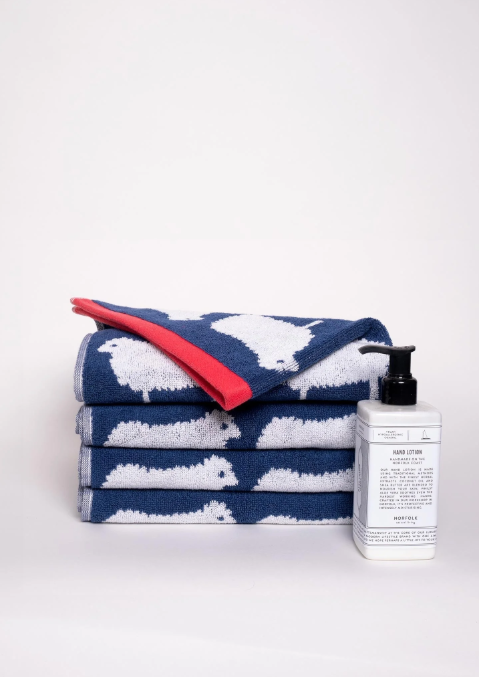 Anorak Organic Cotton Hand Towel | Kissing Sheep