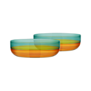 Remember Small Glass Bowl Set | Amber