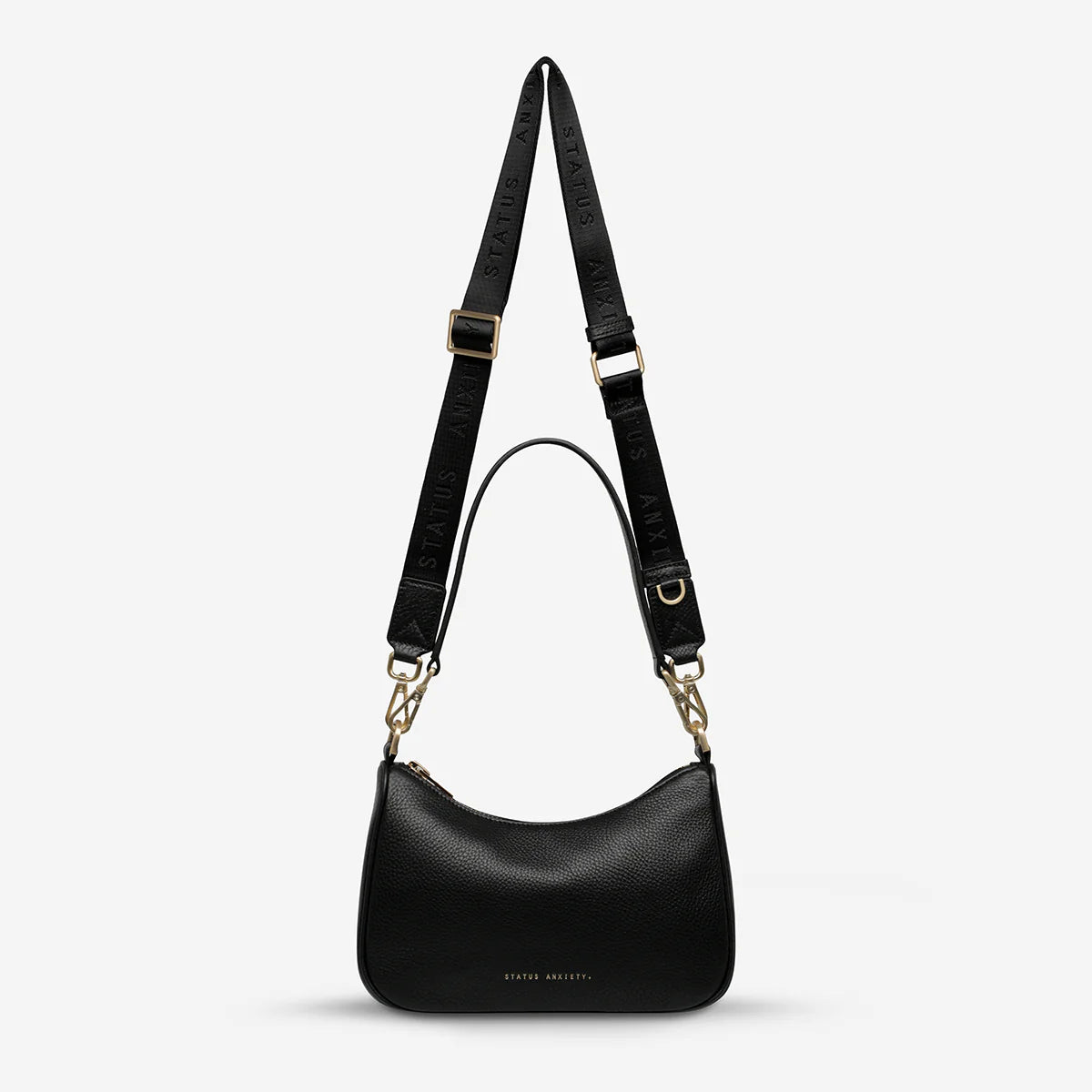 Status Anxiety Look Both Ways | Black Brushed Gold