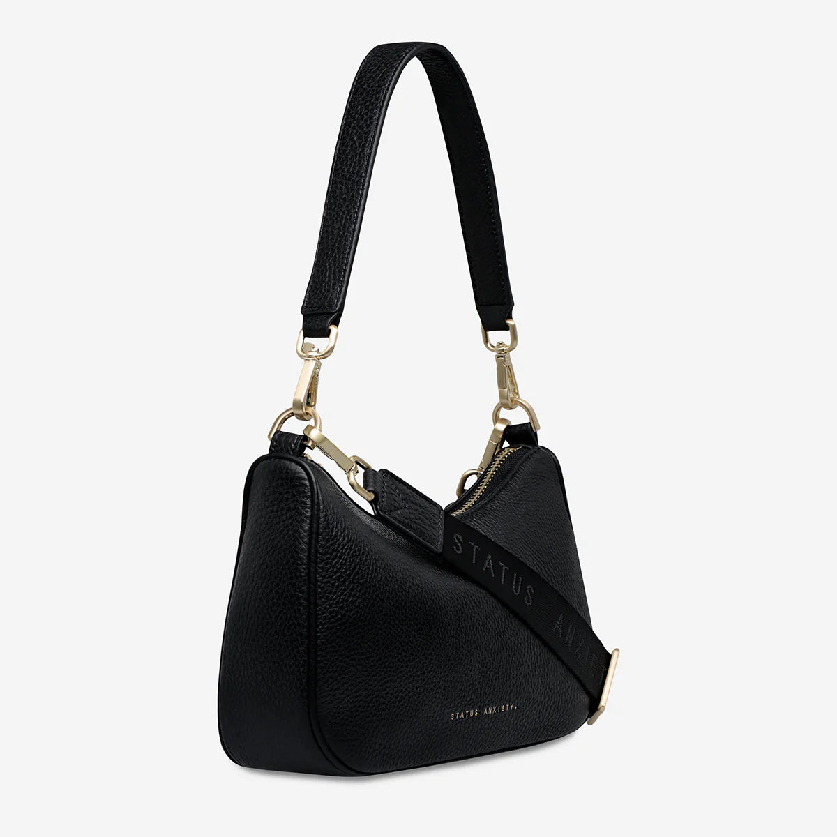 Status Anxiety Look Both Ways | Black Brushed Gold