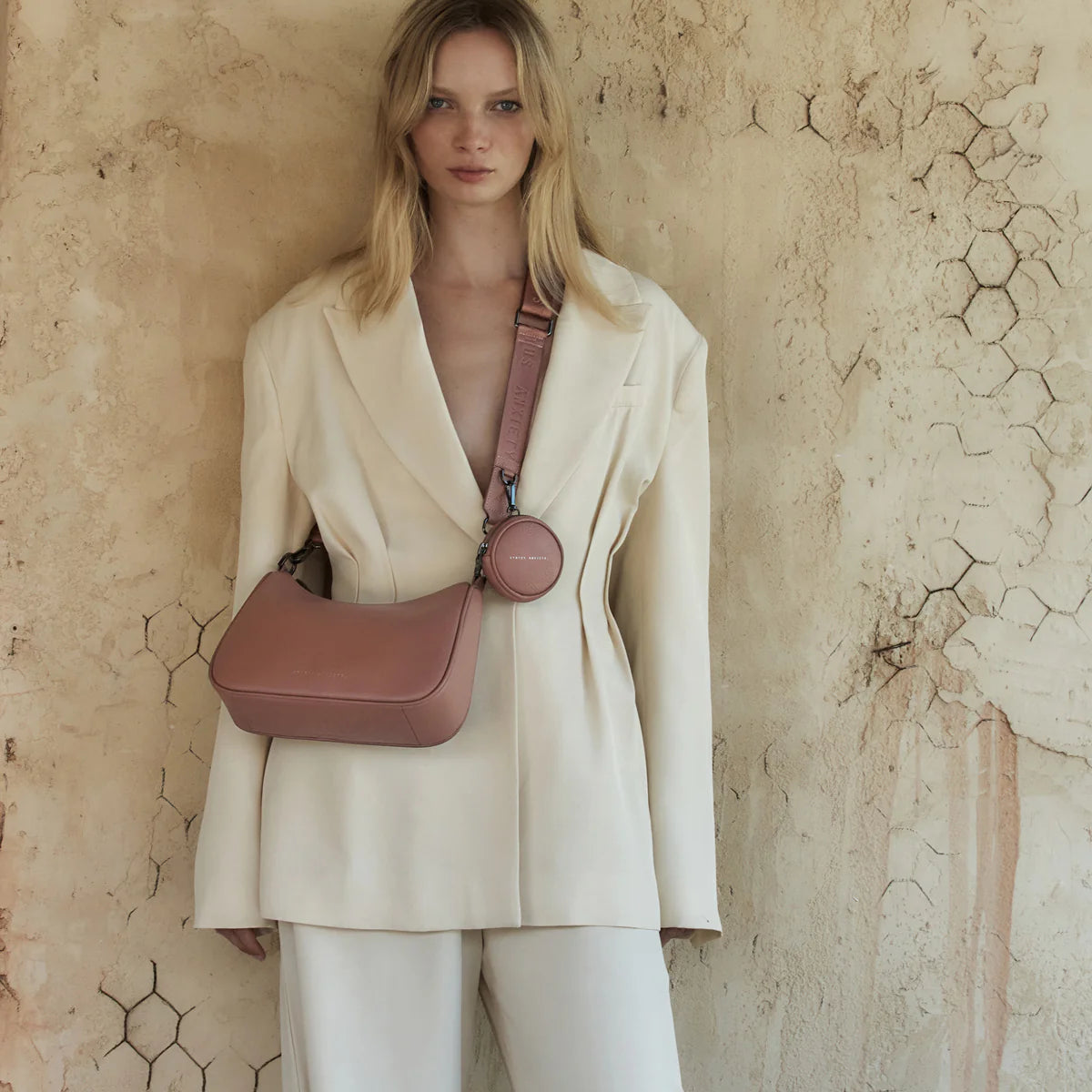 Status Anxiety Go With Me Pouch | Dusty Rose