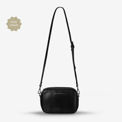 Status Anxiety Plunder Bag With Dual Straps | Black