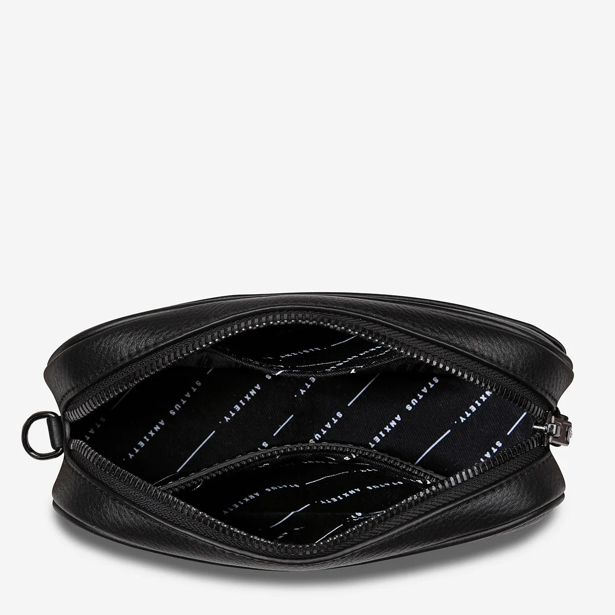 Status Anxiety Plunder Bag With Dual Straps | Black