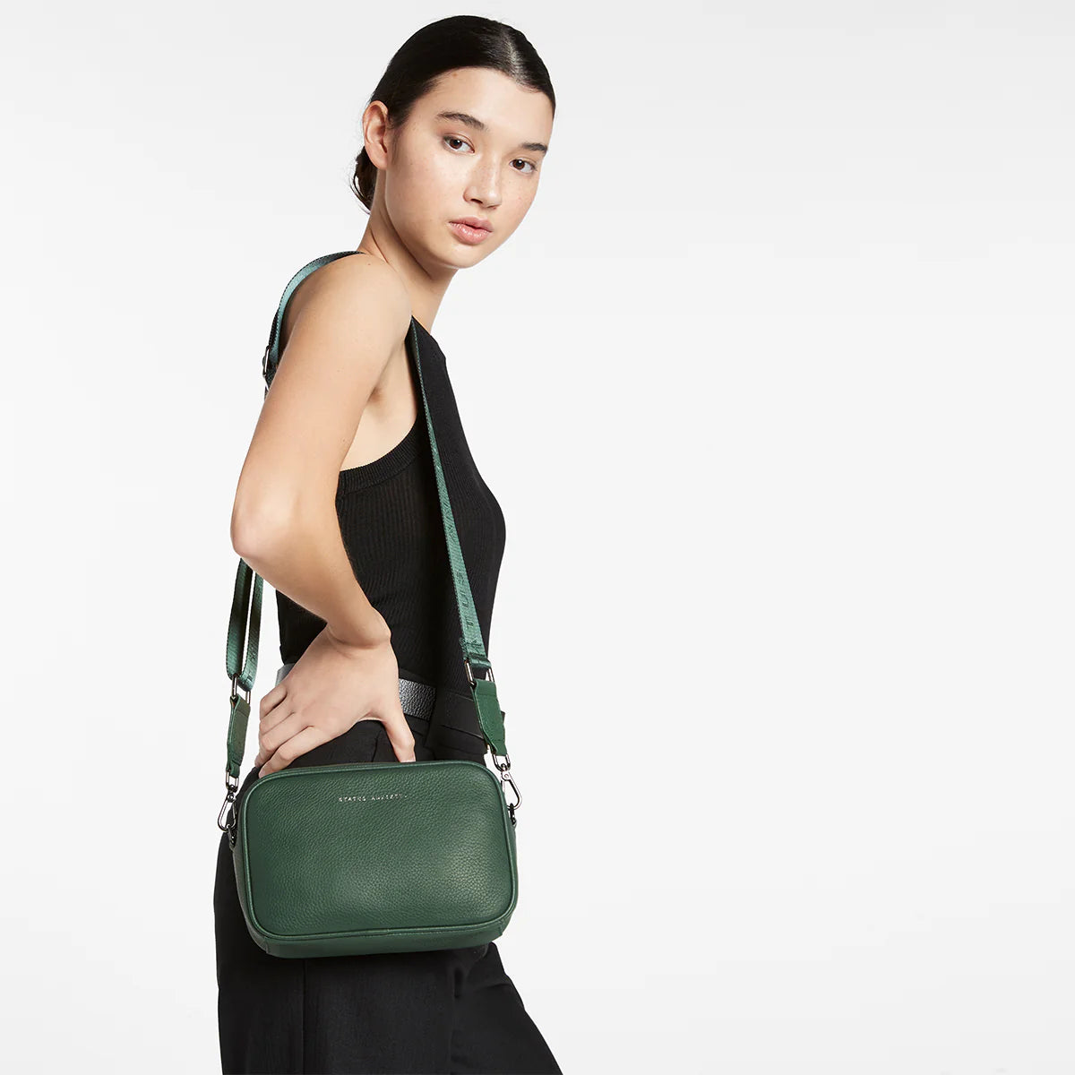 Status Anxiety Plunder Bag With Webbed Strap | Green