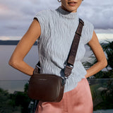 Status Anxiety Plunder Bag With Webbed Strap | Cocoa