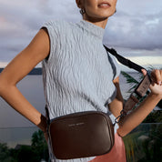 Status Anxiety Plunder Bag With Webbed Strap | Cocoa