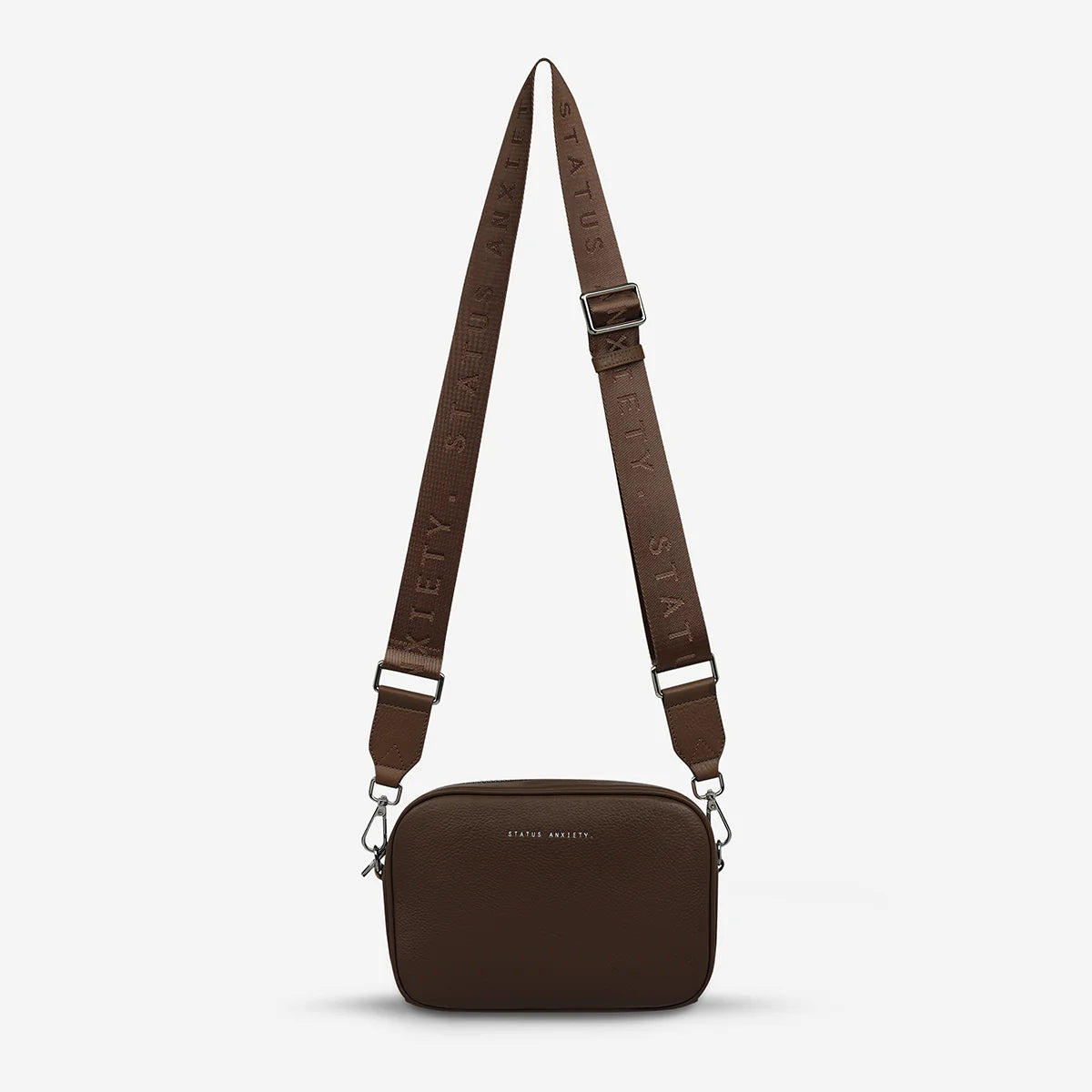 Status Anxiety Plunder Bag With Webbed Strap | Cocoa
