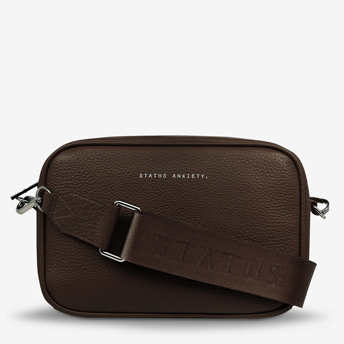 Status Anxiety Plunder Bag With Webbed Strap | Cocoa