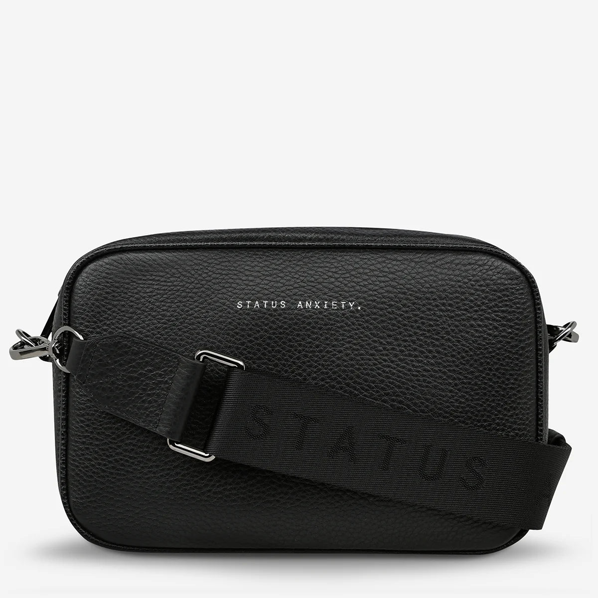 Status Anxiety Plunder Bag With Dual Straps | Black