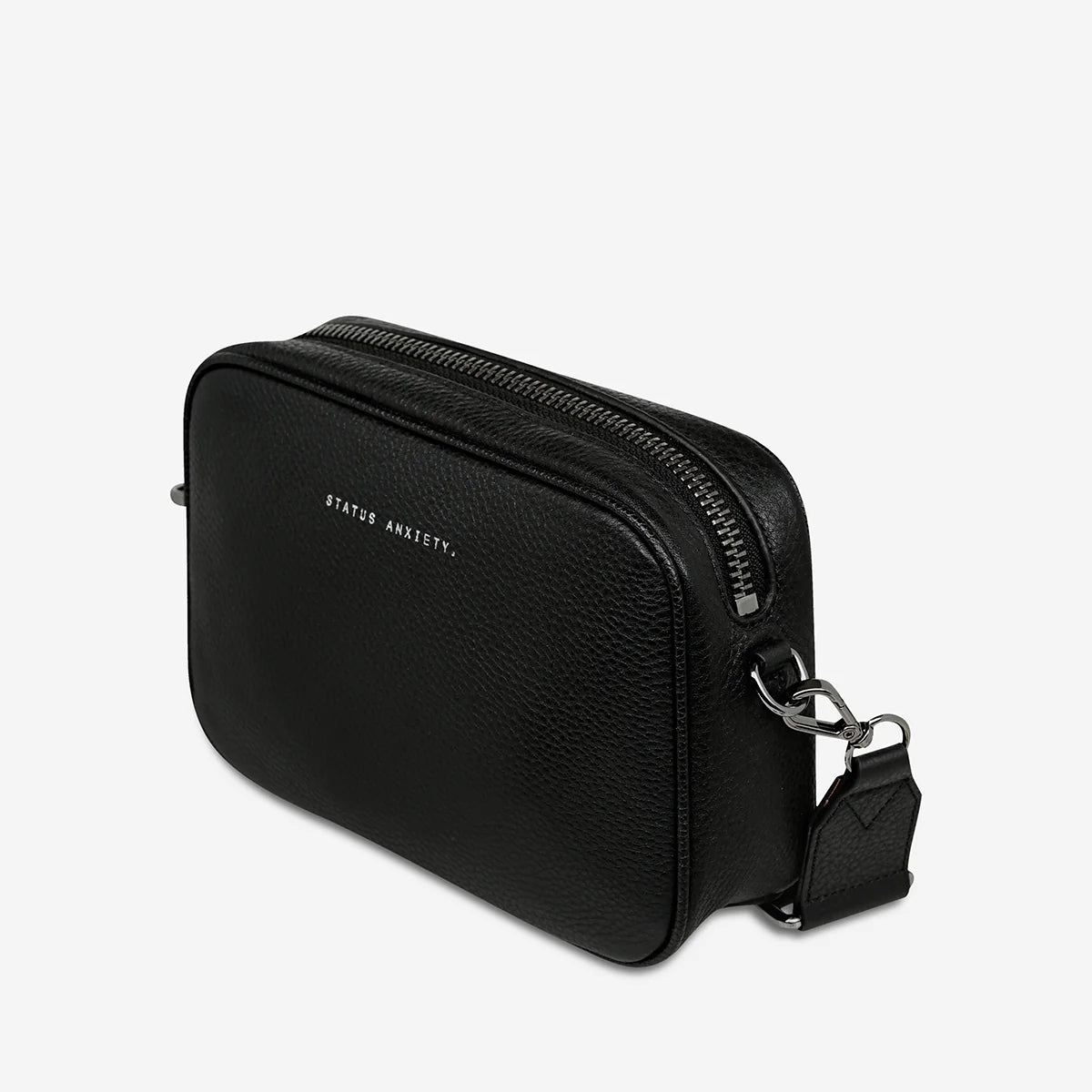 Status Anxiety Plunder Bag With Dual Straps | Black