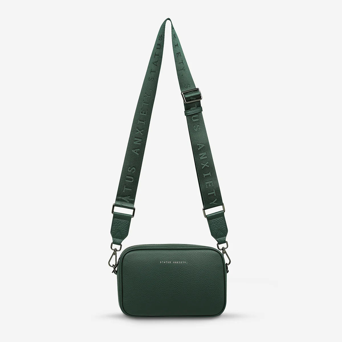 Status Anxiety Plunder Bag With Webbed Strap | Green