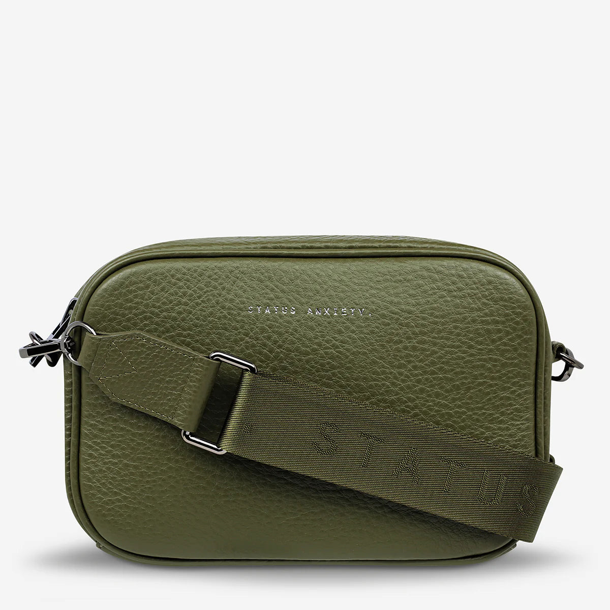 Status Anxiety Plunder Bag With Webbed Strap | Khaki