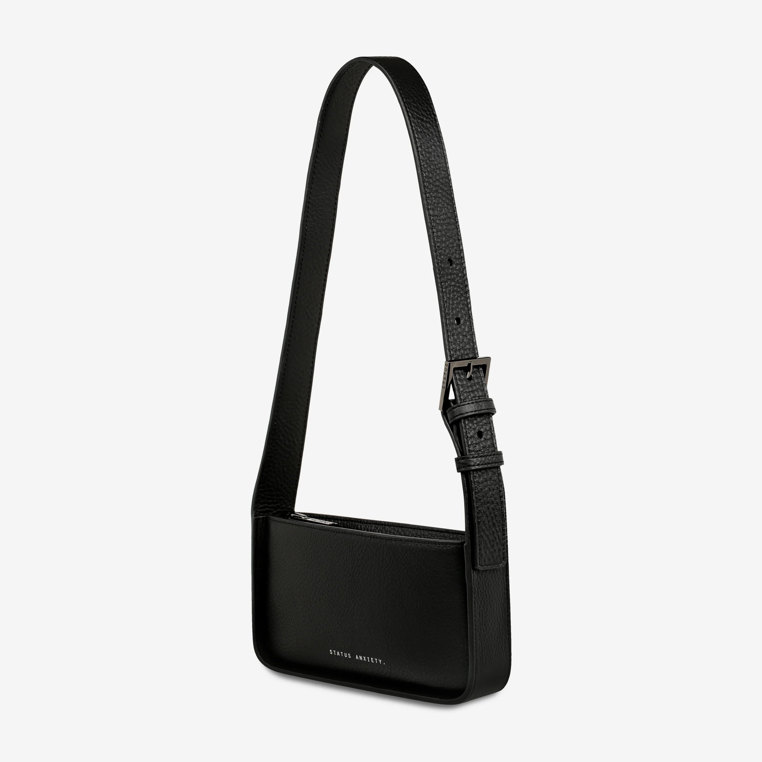 Status Anxiety State Of Mind  Handbag | Black