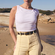 Status Anxiety Alex Davidson Final Loop Belt | Cocoa Gold