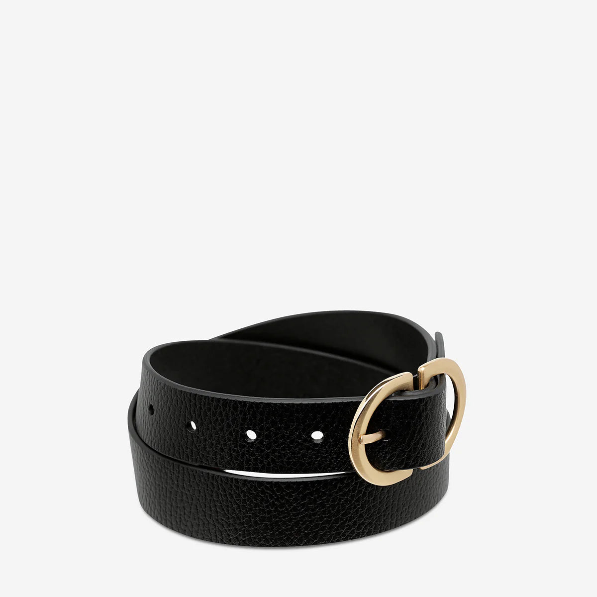 Status Anxiety In Reverse Belt | Black Gold