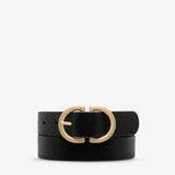 Status Anxiety In Reverse Belt | Black Gold