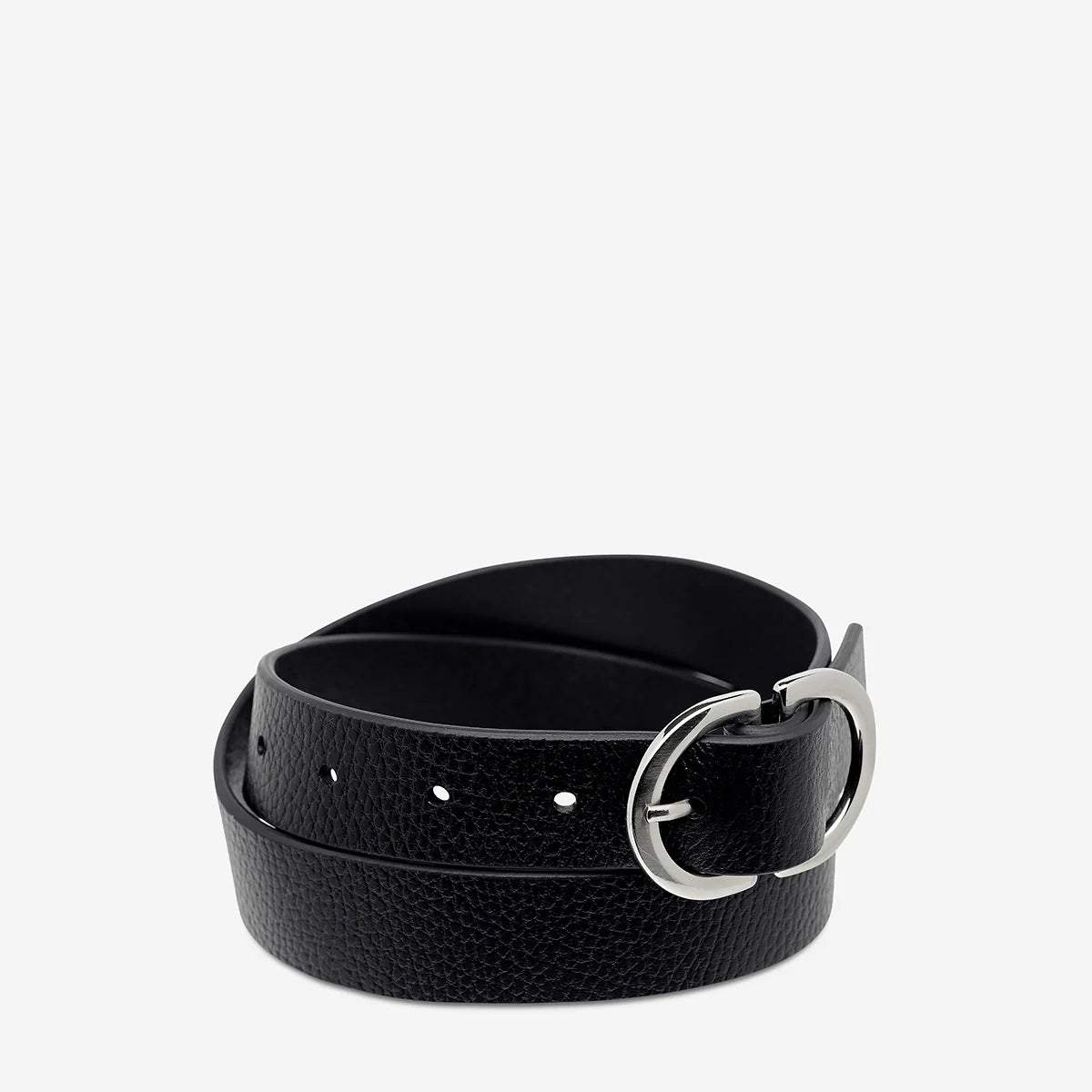 Status Anxiety In Reverse Belt | Black Silver