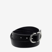 Status Anxiety In Reverse Belt | Black Silver