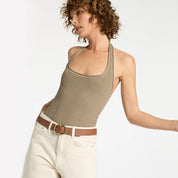 Status Anxiety In Reverse Belt | Tan Gold