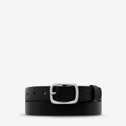 Status Anxiety Nobodys Fault Belt | Black Silver