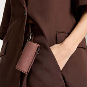 Status Anxiety Escape Leather Pouch | Dusty Pink