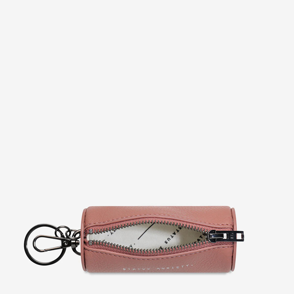 Status Anxiety Escape Leather Pouch | Dusty Pink
