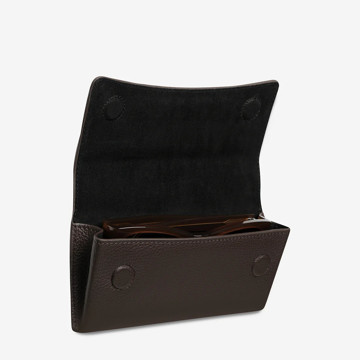 status-anxiety-sunglasses-pouch-into-the-ether-cocoa-open.webp