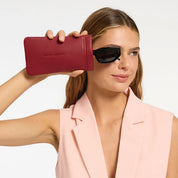 Status Anxiety Keepsake Sunglasses Case | Rouge