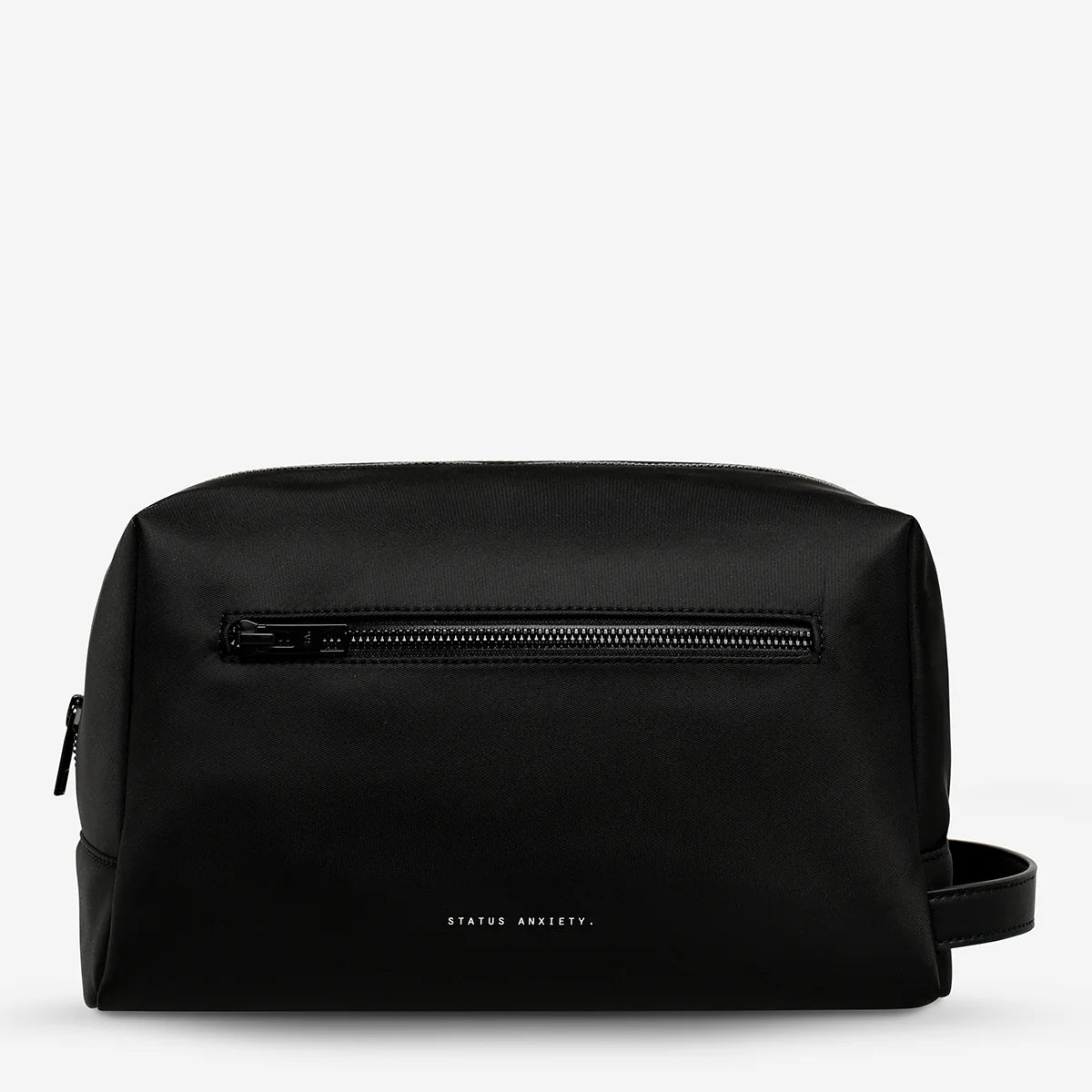 Status Anxiety Hunter Recycled Toiletry Bag | Large Black