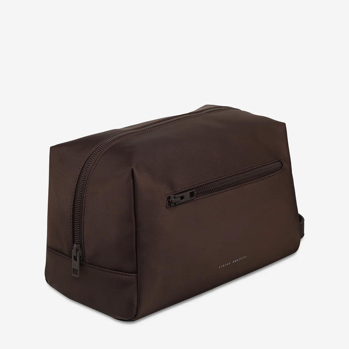 Status Anxiety Hunter Recycled Toiletry Bag | Large Truffle