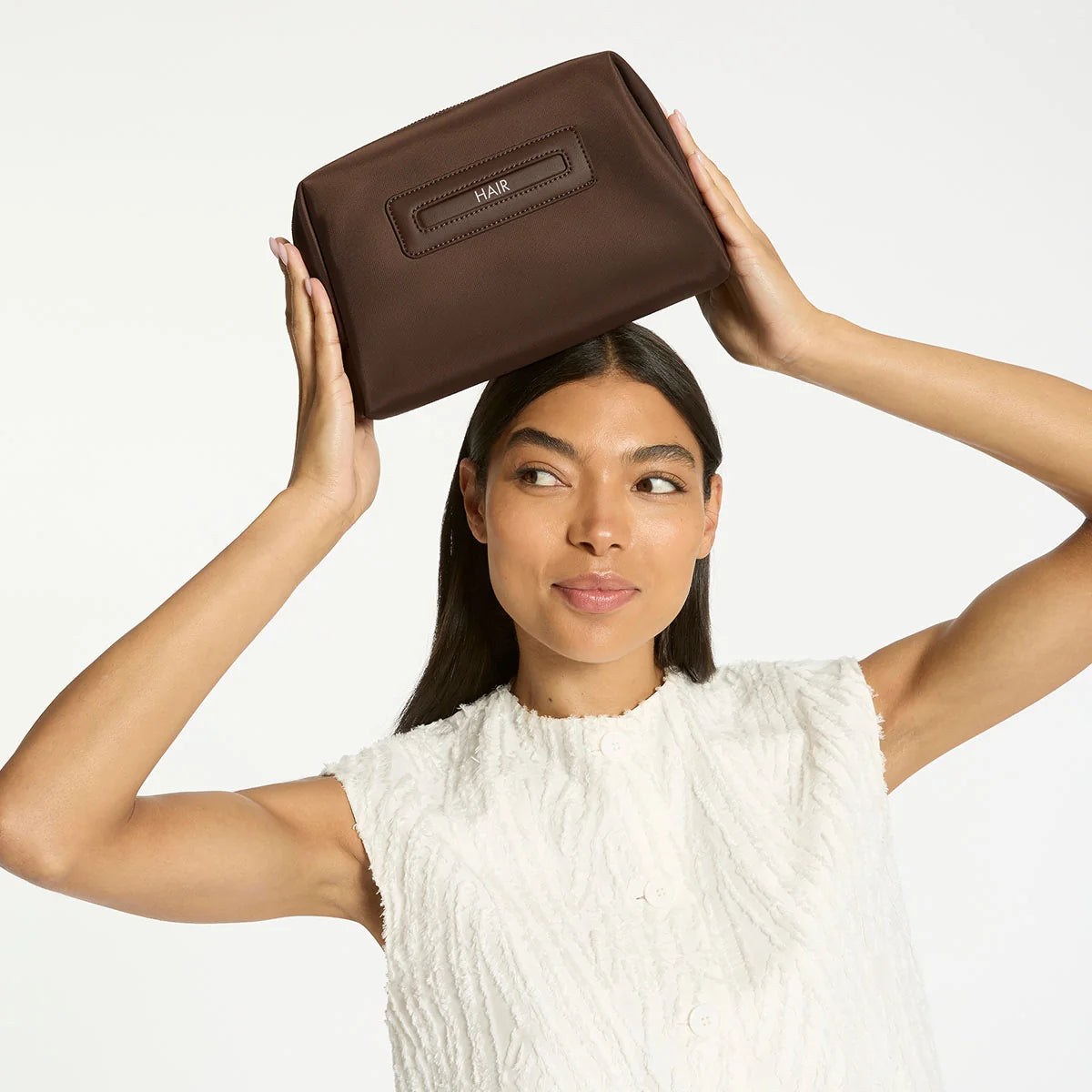 Status Anxiety Hunter Recycled Toiletry Bag | Medium Truffle