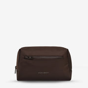Status Anxiety Hunter Recycled Toiletry Bag | Medium Truffle