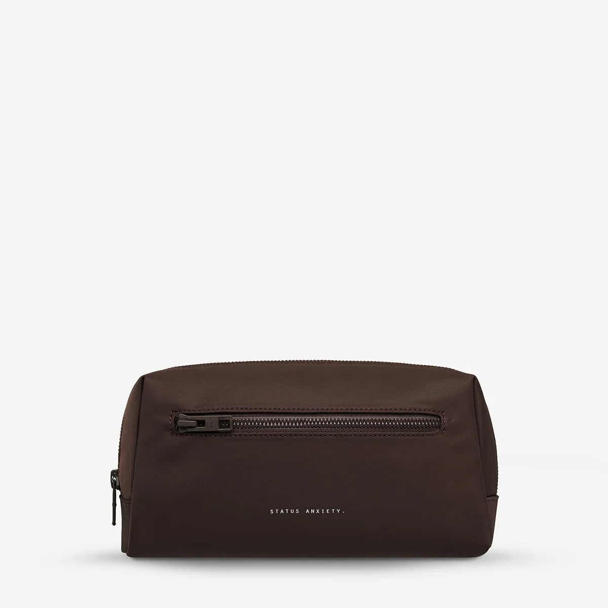 Status Anxiety Hunter Recycled Toiletry Bag | Small Truffle